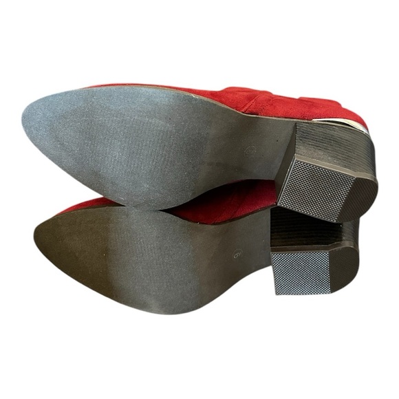 Journee Collection Issla Western Bootie in Red - Size 9 - Picture 6 of 10